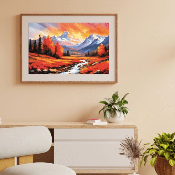 Canvas Print |  Vastu/Feng Shui, Harmony, Serenity and Peaceful Energy | Nature Landscape - Image 3