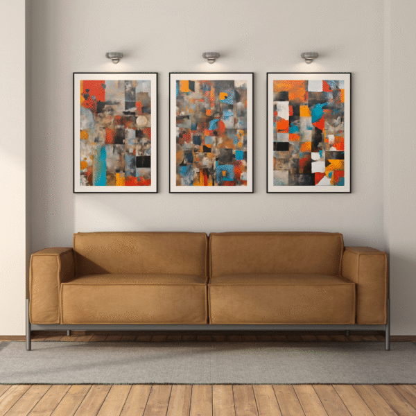 Canvas Print - Remembrance | Abstract Painting |  Wall Art | Wall Decor | Home Decor | Set of 3