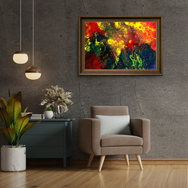 Canvas Print - Eruption | Abstract Art | Wall Art | Wall decor | Home Decor - Image 6