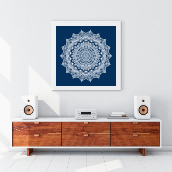 Canvas Print | Ashtadasha Pushpa (अष्टादश पुष्प) | Mandala Art Print | Wall Decor | Meditation - Image 6