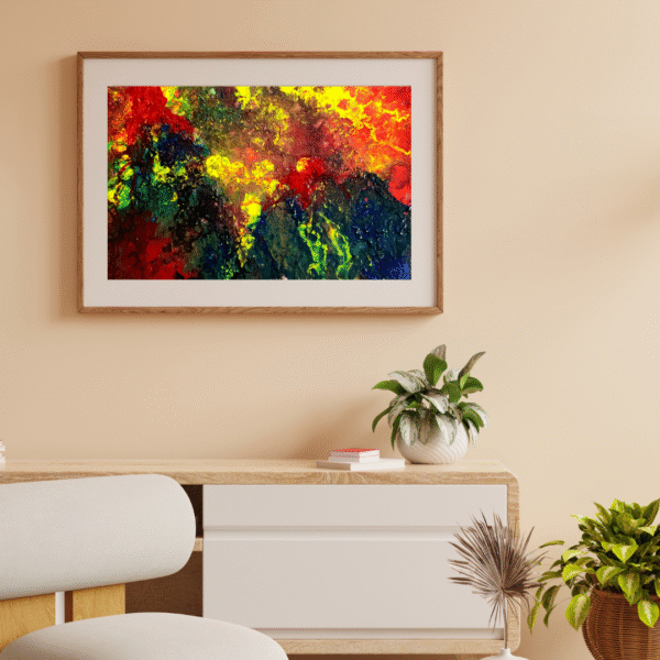 Canvas Print - Eruption | Abstract Art | Wall Art | Wall decor | Home Decor