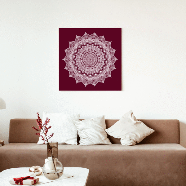 Canvas Print | Ashtadasha Pushpa (अष्टादश पुष्प) | Mandala Art Print | Wall Decor | Meditation - Image 7