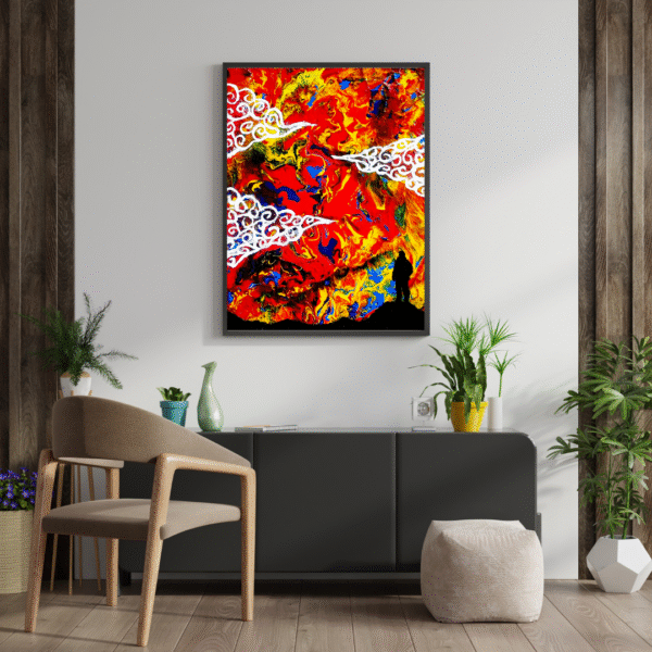 Canvas Print - The Wanderer | Abstract Art | Acrylic Pour Painting | Wall Art | Wall Decor | Home Decor
