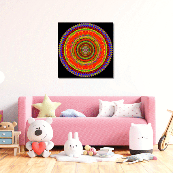 Canvas Print - Mandala Art | Canvas Wall Art | Home Decor | Wall Decor - D2 - Image 2