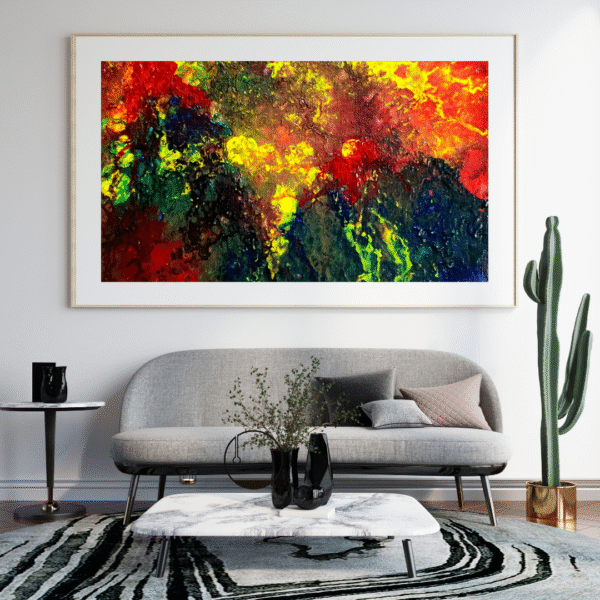 Canvas Print - Eruption | Abstract Art | Wall Art | Wall decor | Home Decor - Image 4