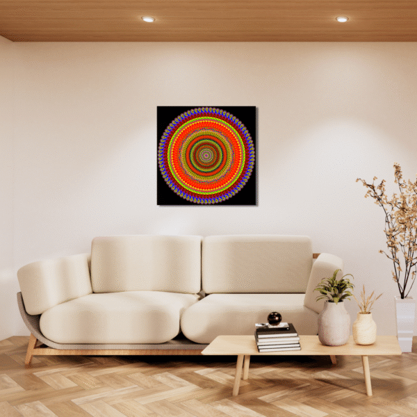 Canvas Print - Mandala Art | Canvas Wall Art | Home Decor | Wall Decor - D2 - Image 3