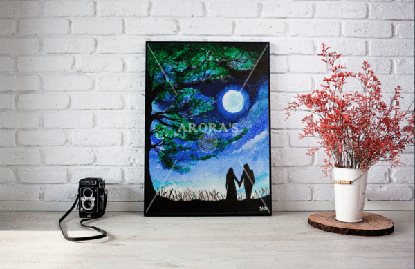 Canvas Print- Walk in the Moonlight | Wall Art | Home Decor | Wall Decor - Image 3