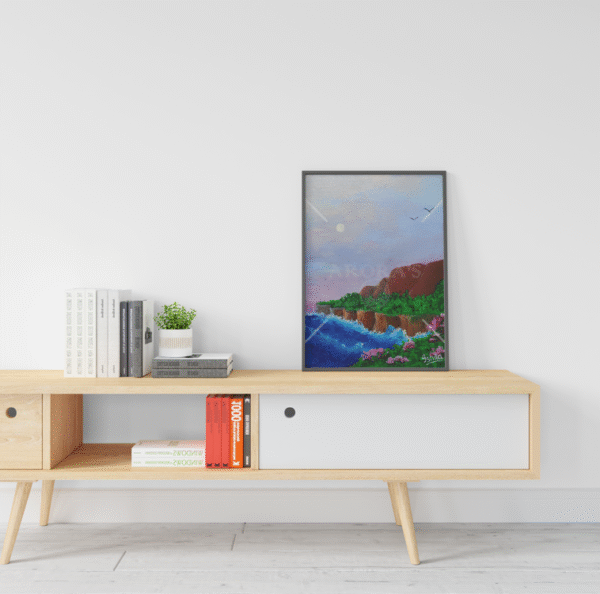 Canvas Print- Cliffs and Waves | Wall Art | Home Decor | Wall Decor - Image 2