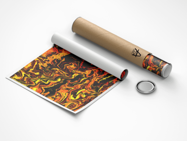 Canvas Print - Inferno | Abstract Art | Pour Painting | Wall Art | Wall decor | Home Decor - Image 7