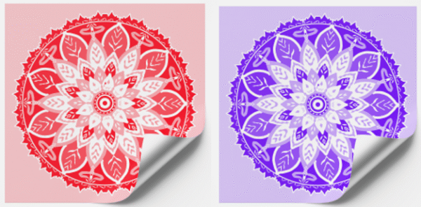 Set of 9 Mandala Stickers – 7.5” Square Decorative Decals, Vibrant Mandala Patterns for Home Décor, Walls, Laptops, Notebooks, Art Projects, and DIY Crafts - Image 4